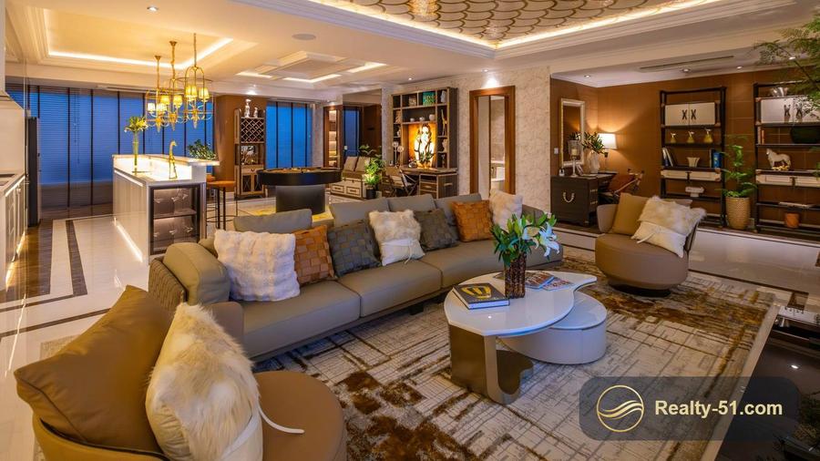 ห้องสองชั้น 2 ห้องนอน 98 ตร.ม. พร้อมสระสปาส่วนตัว ใน The Riviera Malibu — 6