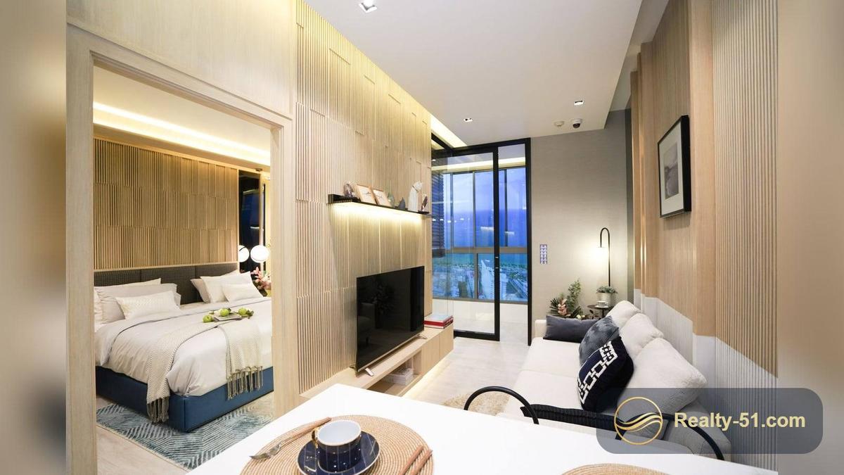 1 ห้องนอน 39 ตร.ม. ที่ Skypark Lucean — จอมเทียน