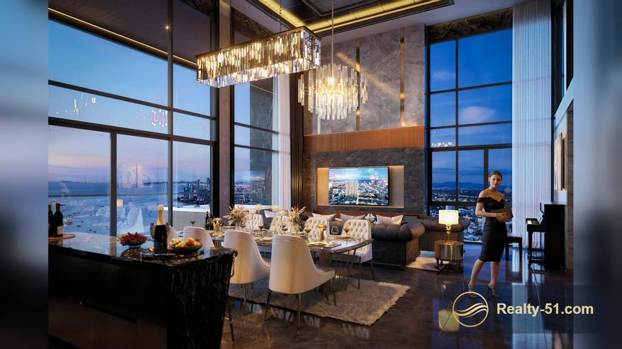 เพนต์เฮาส์ดูเพล็กซ์ 227 ตร.ม. ใน Grand Bay View — พัทยากลาง — 11