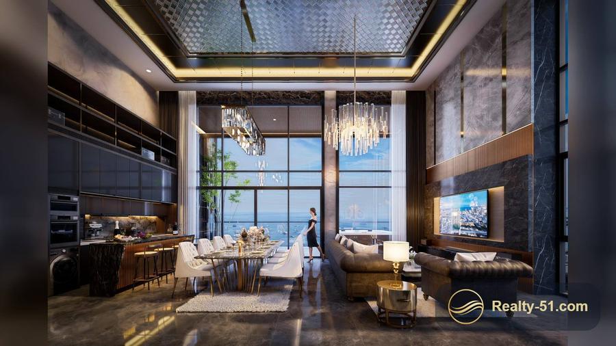 เพนต์เฮาส์ดูเพล็กซ์ 227 ตร.ม. ใน Grand Bay View — พัทยากลาง — 8