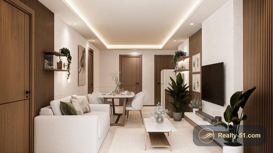Квартира с 3 спальнями 69 м² с видом на море в Siam Oriental Beach — 4
