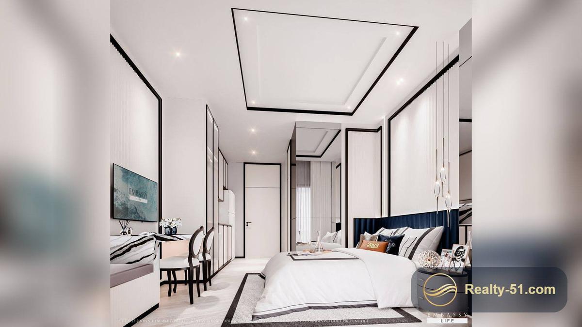 สตูดิโอ 22.6 m² ใน Embassy Life จอมเทียน