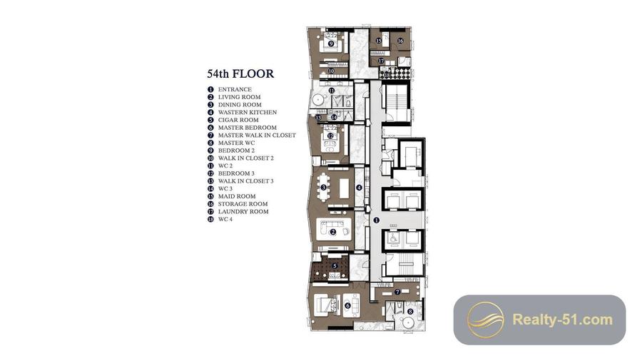 Sky Penthouse 379.49 m² at Skypark Lucean — Jomtien — 2