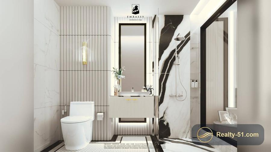 Квартира с 2 спальнями, 51 м², в Embassy Pattaya — 4