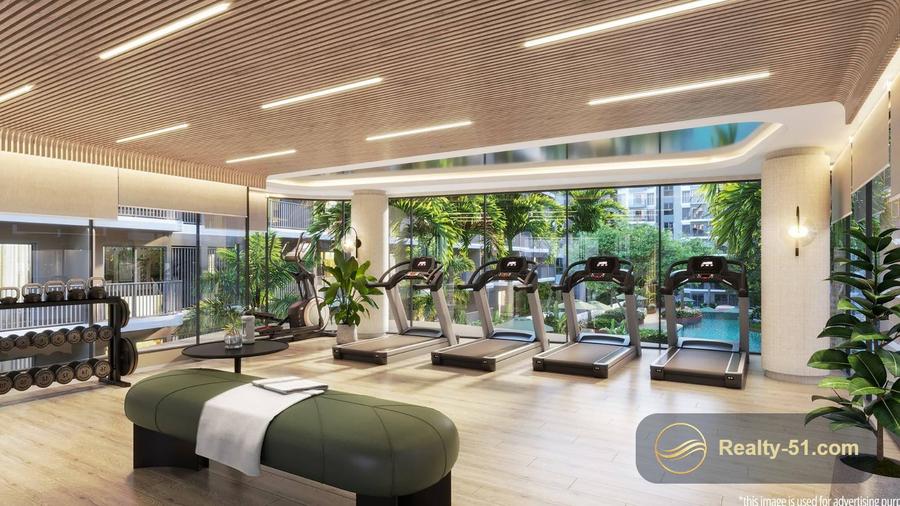 1 ห้องนอนพลัส 35 ตร.ม. วิวสระว่ายน้ำ ใน SO Origin Pattaya — 8