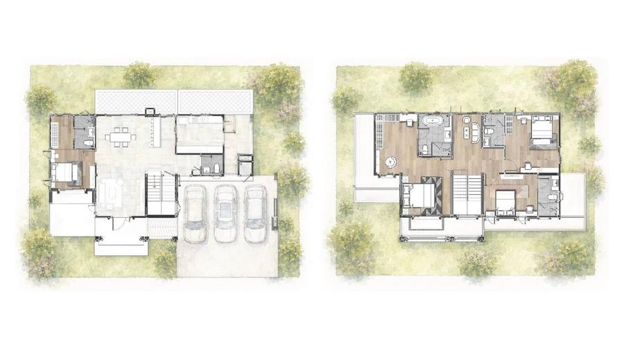 4-Schlafzimmer-Haus 329 m² in Windemere — Grundriss 1