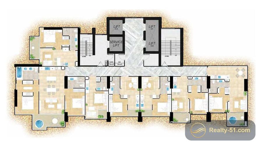 The Riviera Monaco — Grundriss 24