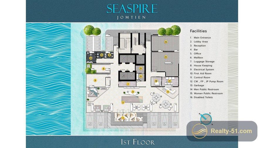 Seaspire Jomtien — floor plan 2
