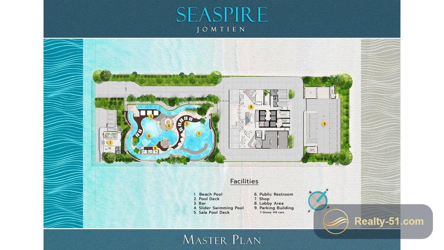 Seaspire Jomtien — floor plan 1