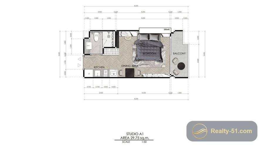 Seaspire Jomtien — floor plan 12