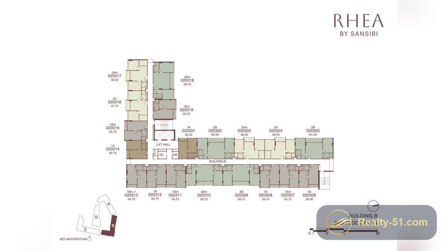 Rhea by Sansiri — floor plan 17