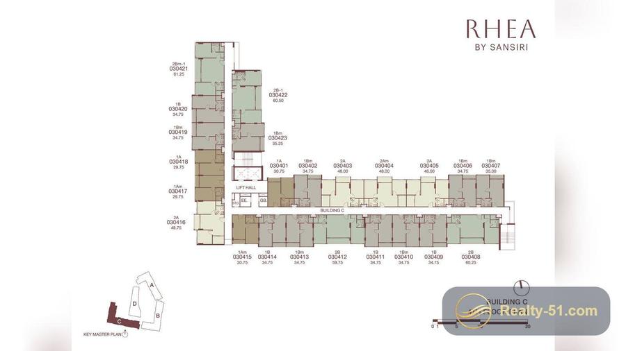 Rhea by Sansiri — floor plan 24
