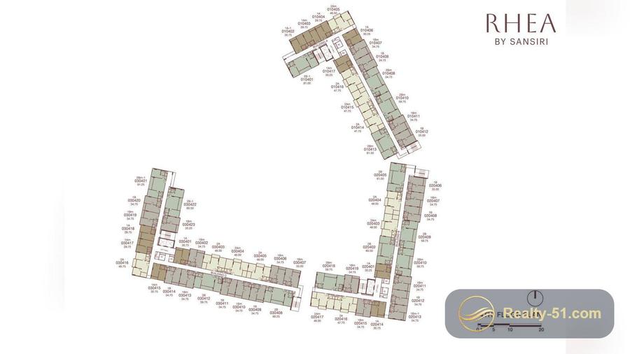 Rhea by Sansiri — floor plan 3