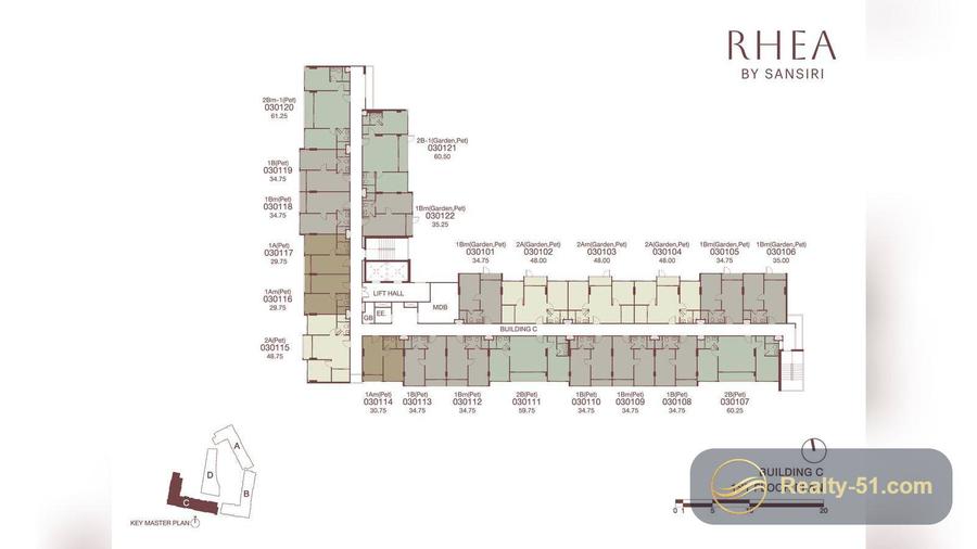 Rhea by Sansiri — floor plan 21