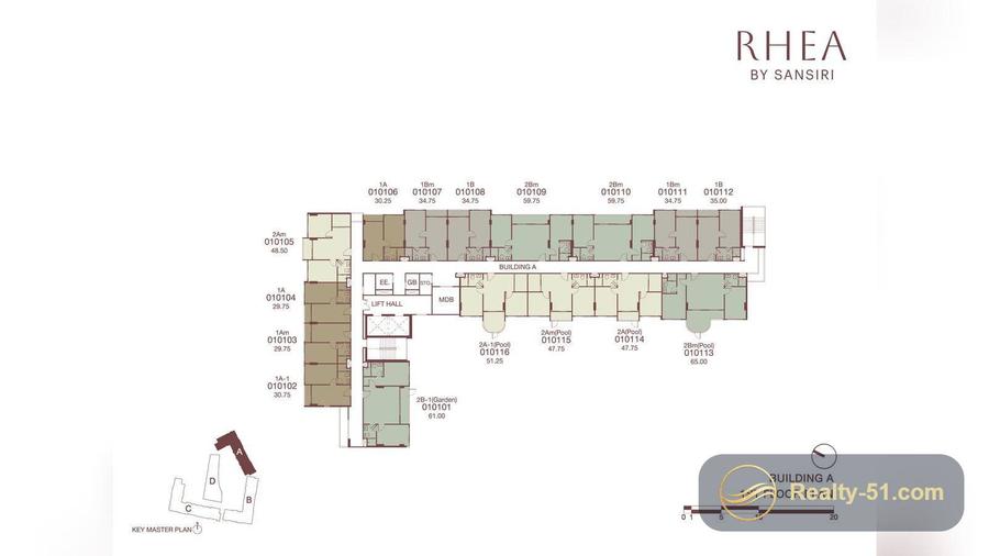 Rhea by Sansiri — floor plan 14