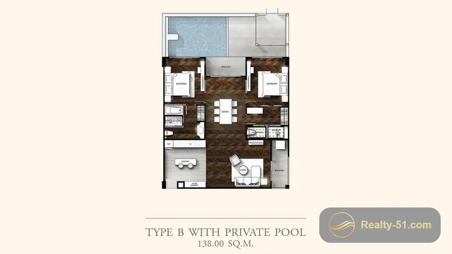 Grand Florida Beachfront Condo Resort — планировка 20