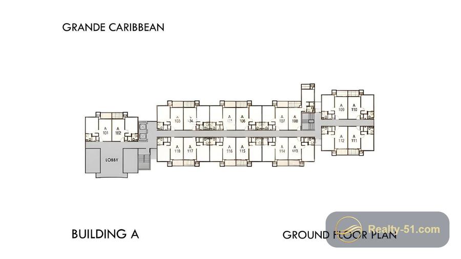Grande Caribbean Condo Resort — แปลนห้อง 4