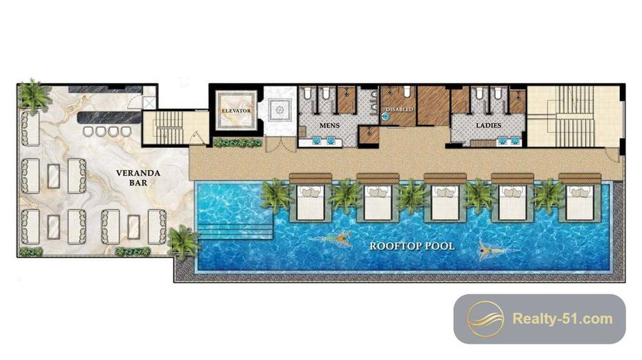 The Riviera Beverly Hills Residences — 户型图 3