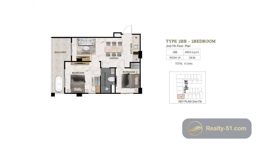 Siam Oriental Beach — Grundriss 21