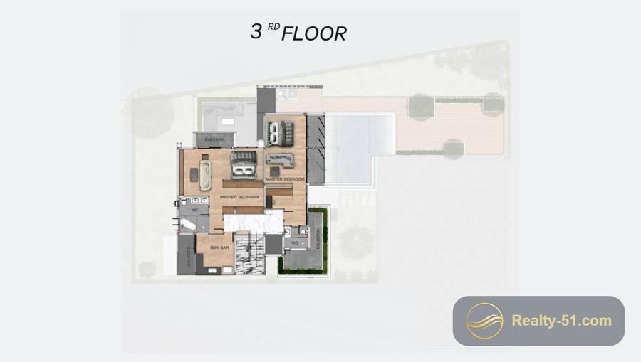 Harmony Hills Villas Pattaya — floor plan 16