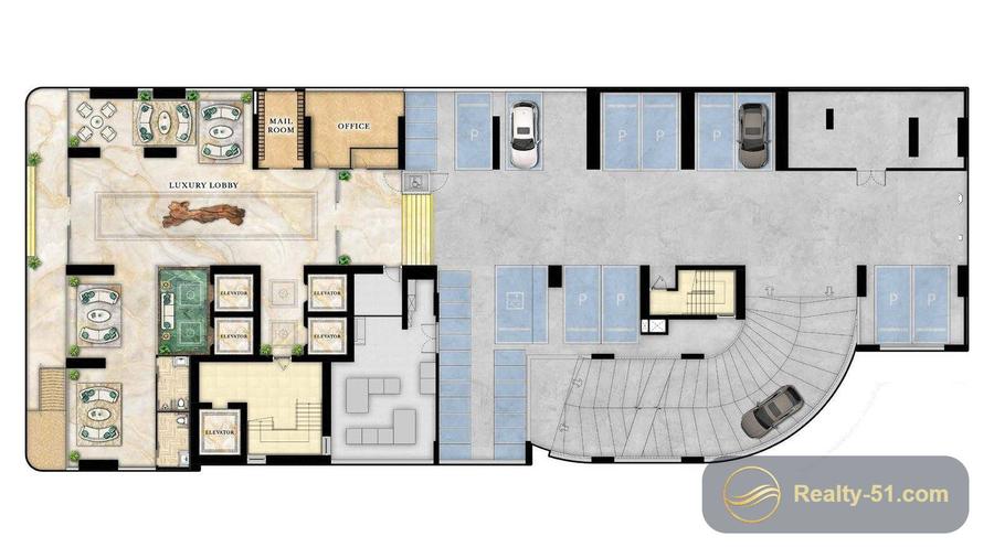 The Riviera Palm Beach Wongamat — floor plan 5