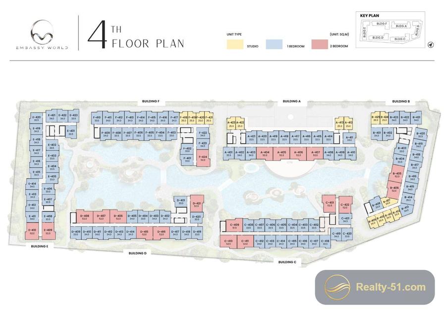 Embassy World Pattaya — แปลนห้อง 5