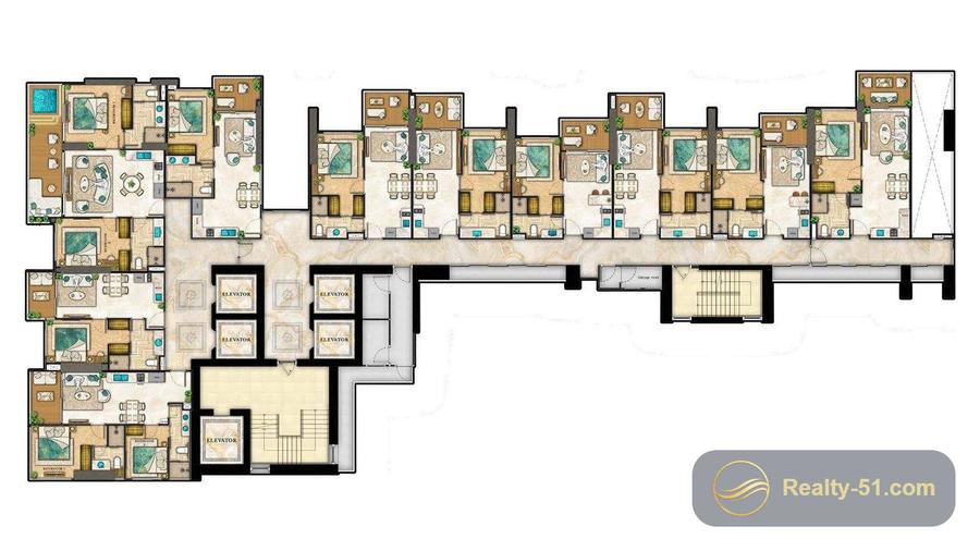 The Riviera Palm Beach Wongamat — floor plan 18