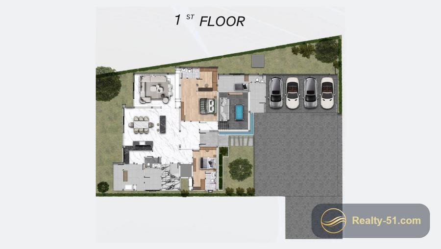 Harmony Hills Villas Pattaya — floor plan 14