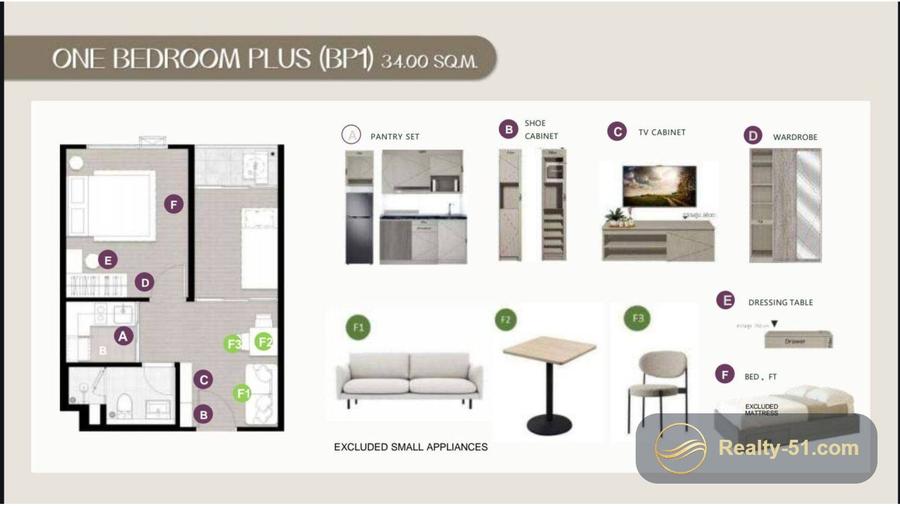 SO Origin Pattaya — แปลนห้อง 7