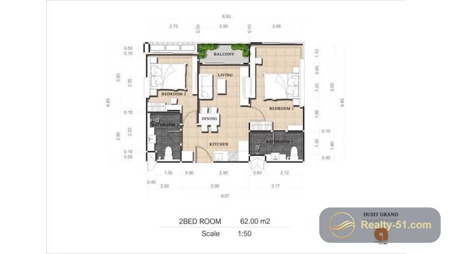 Dusit Grand Park 2 — Grundriss 5