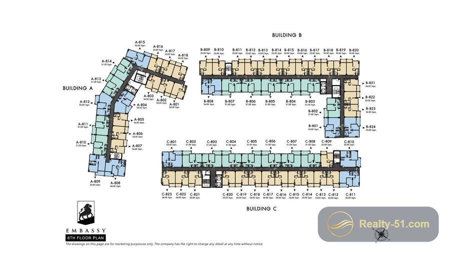 Embassy Pattaya — Grundriss 20