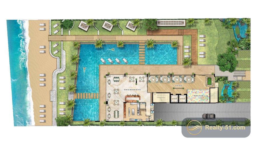 The Riviera Palm Beach Wongamat — floor plan 1