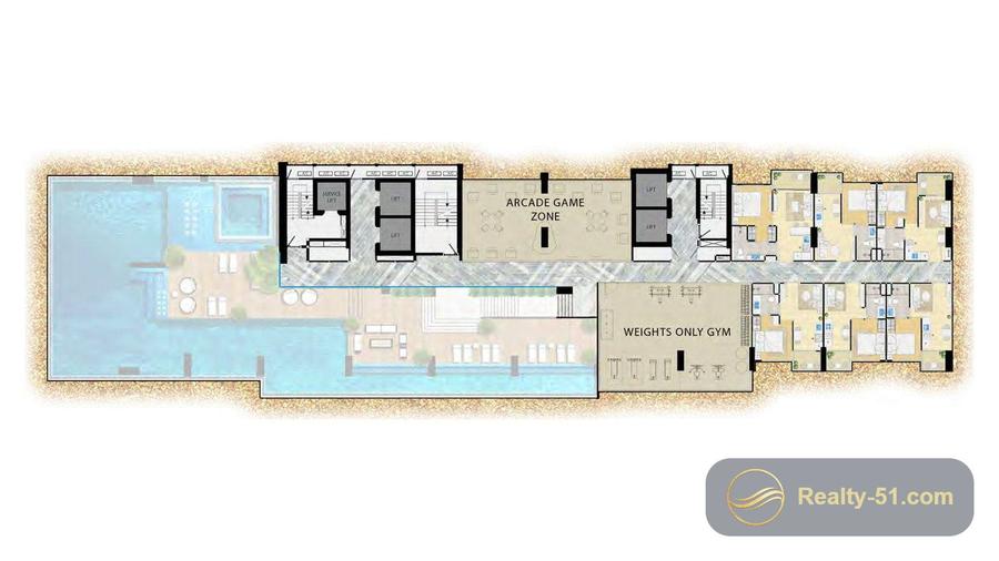 The Riviera Ocean Drive — Grundriss 8