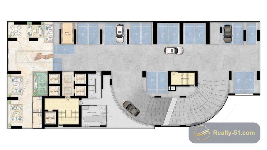 The Riviera Palm Beach Wongamat — floor plan 6