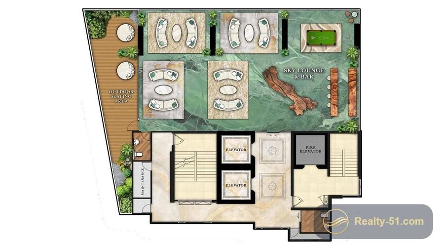 The Riviera California — планировка 22