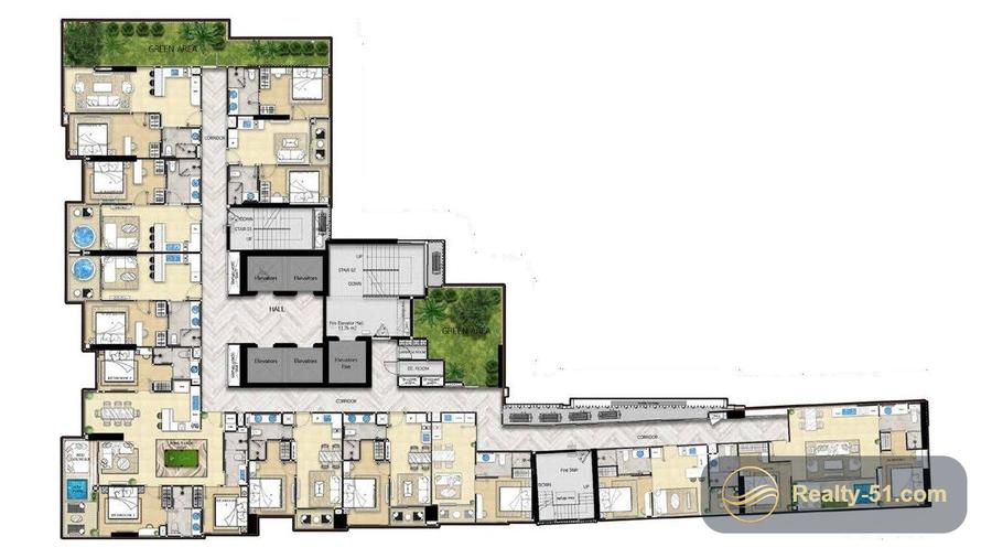 The Riviera Malibu — 户型图 13