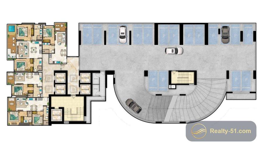 The Riviera Palm Beach Wongamat — floor plan 8