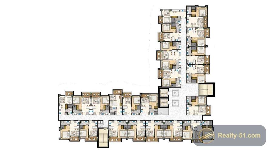 The Riviera Beverly Hills Residences — 户型图 6