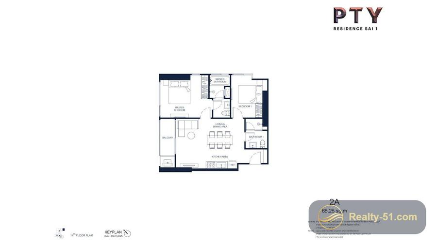 PTY Residence Sai 1 — แปลนห้อง 24