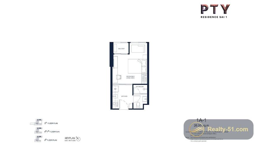 PTY Residence Sai 1 — แปลนห้อง 2