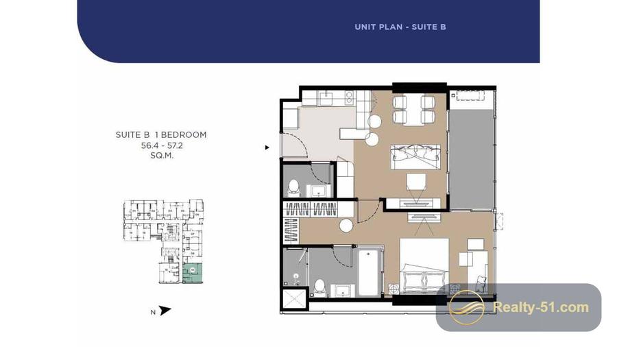 Once Pattaya — floor plan 7