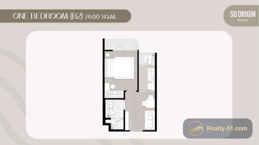 SO Origin Pattaya — แปลนห้อง 4