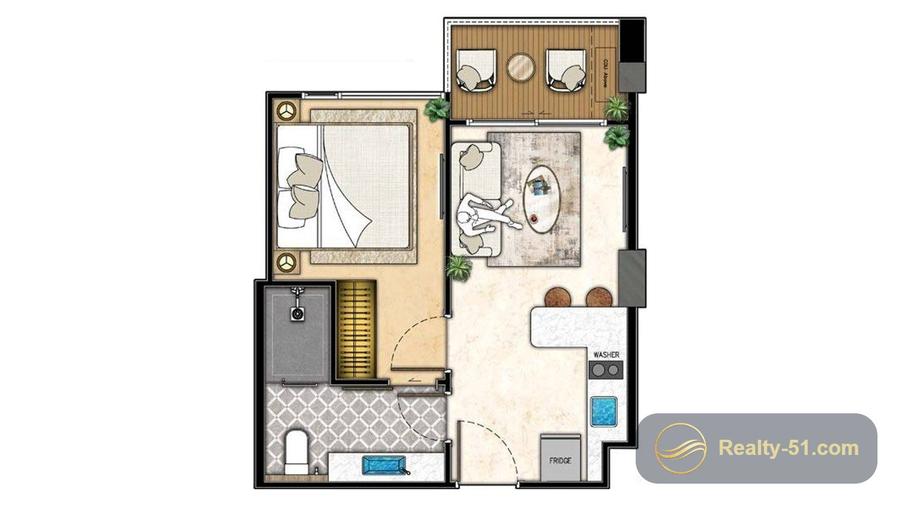 The Riviera Beverly Hills Residences — 户型图 15