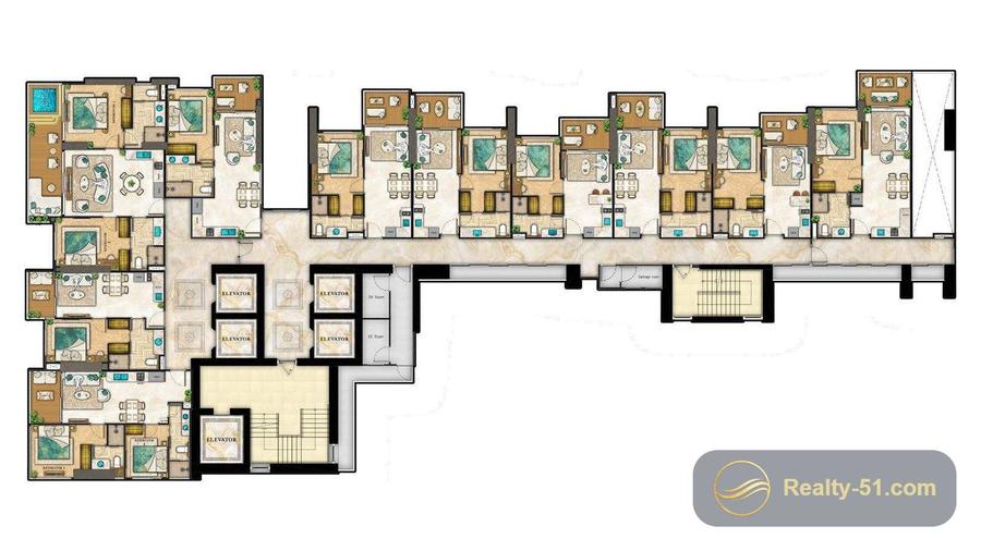 The Riviera Palm Beach Wongamat — floor plan 12