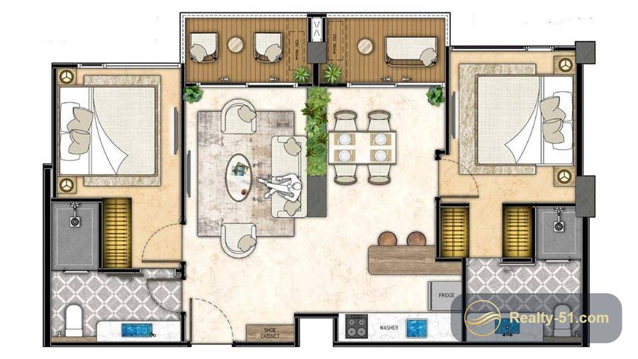 The Riviera Beverly Hills Residences — 户型图 20