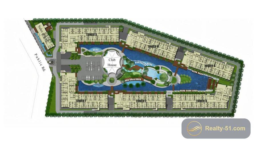 Dusit Grand Park — 户型图 1