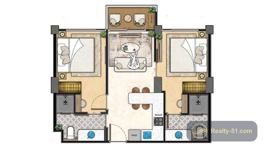 The Riviera Beverly Hills Residences — 户型图 14