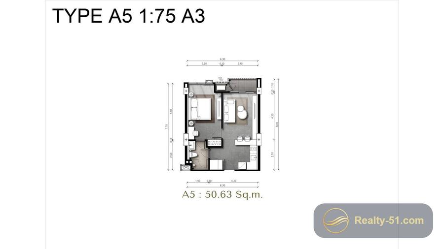 The Panora Estuaria Pattaya — 户型图 5