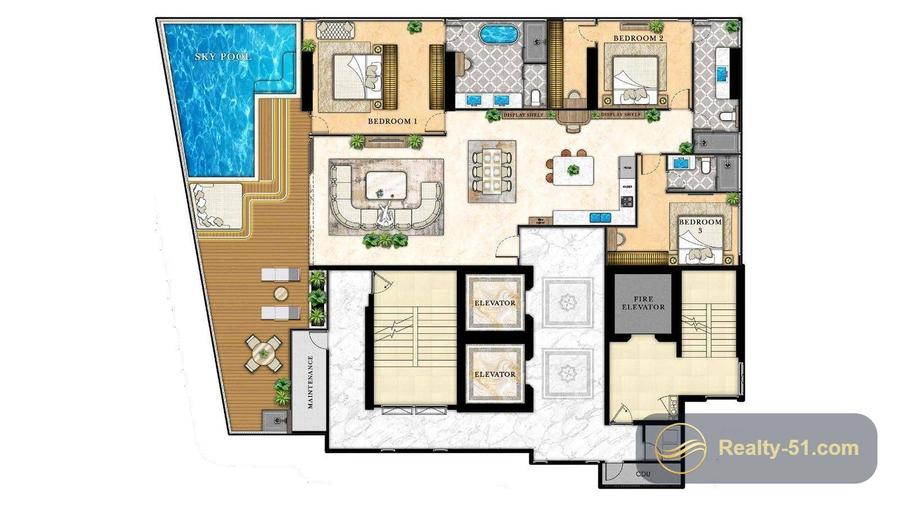 The Riviera California — планировка 20