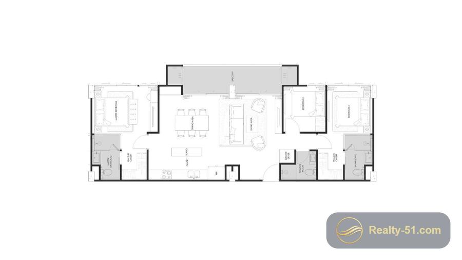 Embassy Pattaya — Grundriss 8